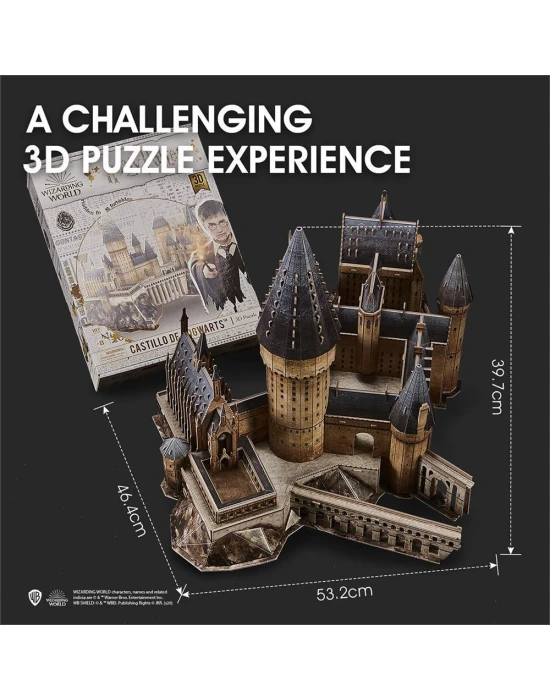Cubic Fun Harry Potter Hogwarts Büyük Salon 3D Puzzle