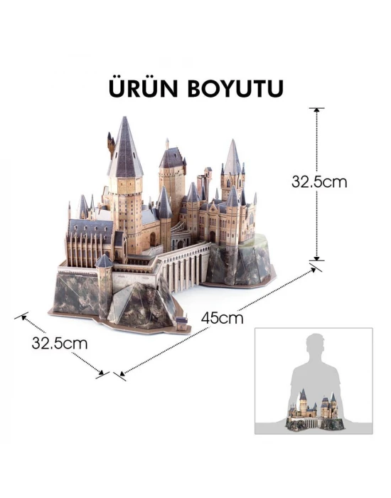 Cubic Fun Harry Potter Hogwarts Kalesi 3D Puzzle