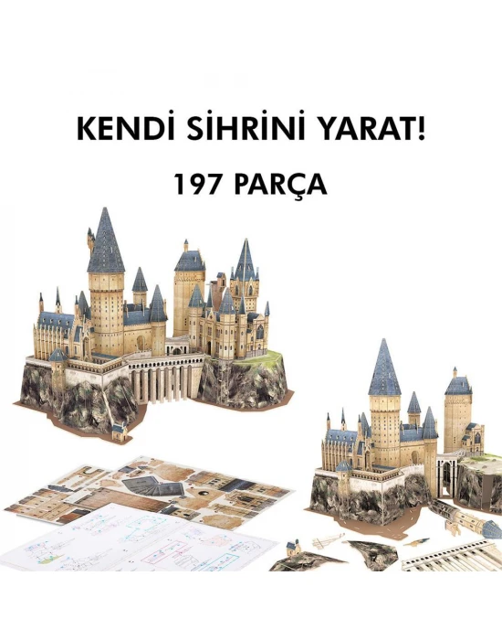 Cubic Fun Harry Potter Hogwarts Kalesi 3D Puzzle