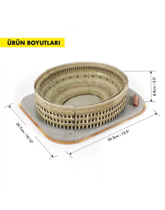 Cubic Fun National Geographic Serisi Colosseum 3D Puzzle