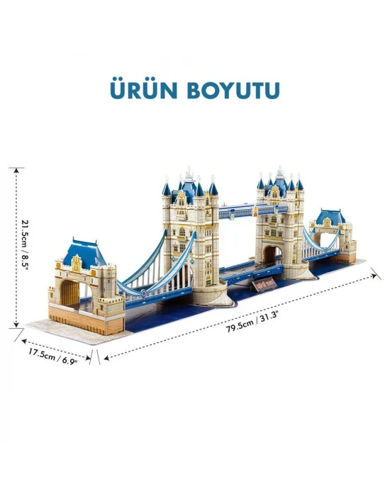 Cubic Fun National Geographic Serisi Tower Bridge 3D Puzzle