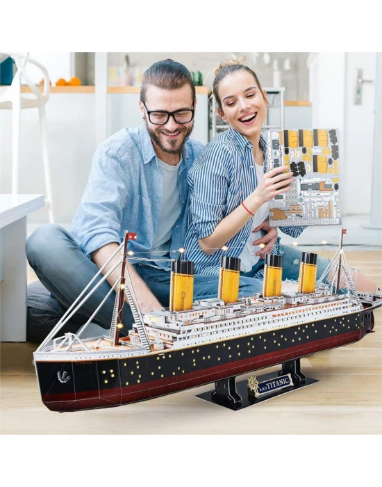 Cubic Fun Titanic Led Işıklı 3D Puzzle L521H