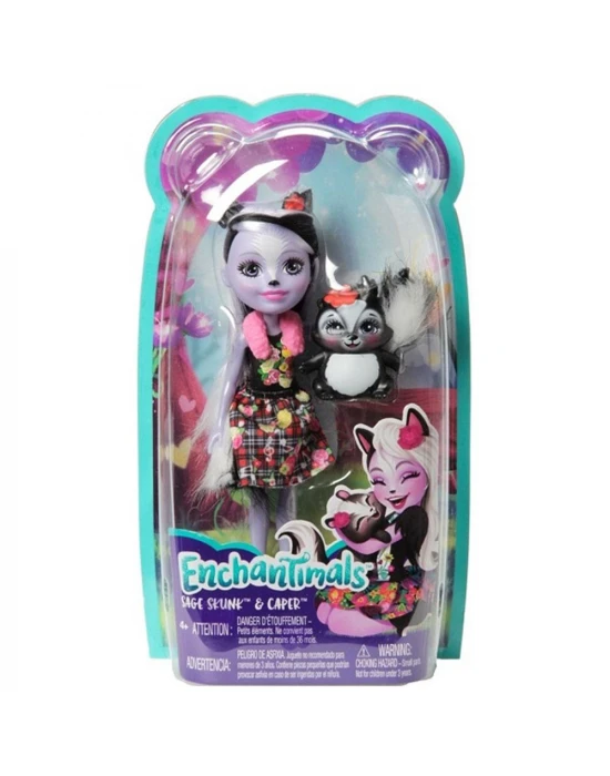 Enchantimals Sage Skunk Karakter Bebek FXM72