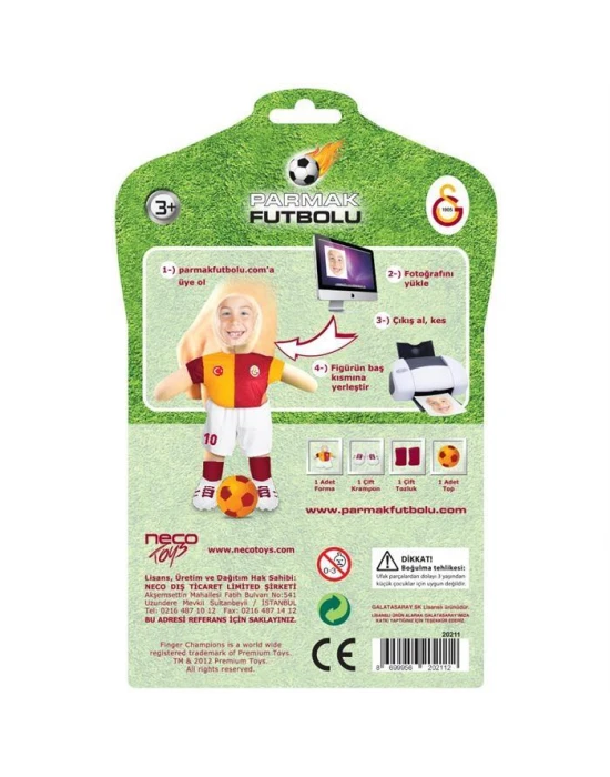 Galatasaray Parmak Futbolu Oyuncu Seti
