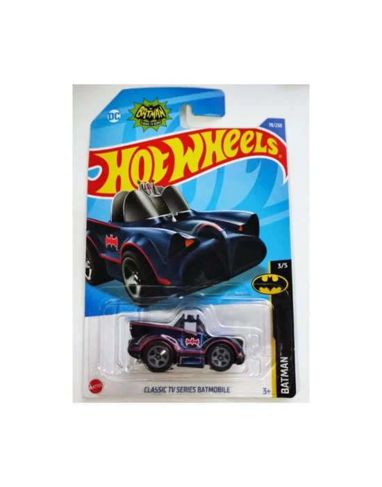 Hot Wheels Classic Tv Series Batmobile Hot Wheels Tekli Arabalar 1/64 Ölçek Metal Oyuncak Araba