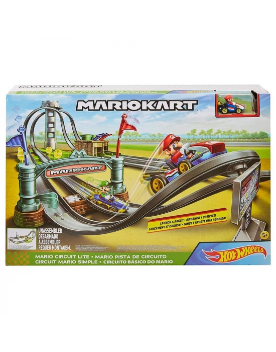 Hot Wheels Mario Kart Çılgın Dönüş Parkuru Yarış Seti