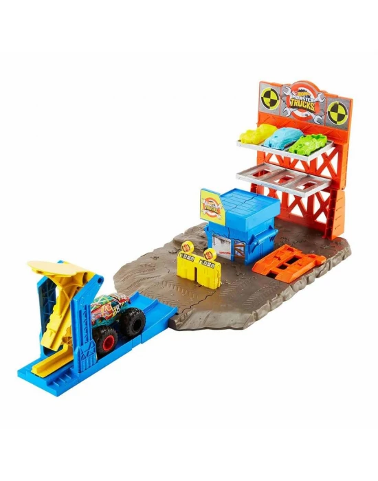 Hot Wheels Monster Trucks Patlama İstasyonu Oyun Seti