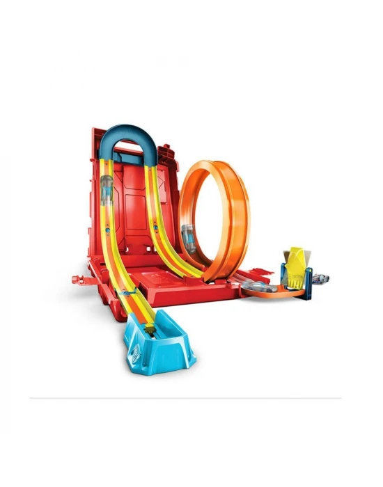 Hot Wheels Track Builder Benzin Bidonu Akrobasi Seti