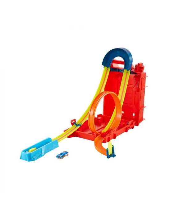 Hot Wheels Track Builder Benzin Bidonu Akrobasi Seti