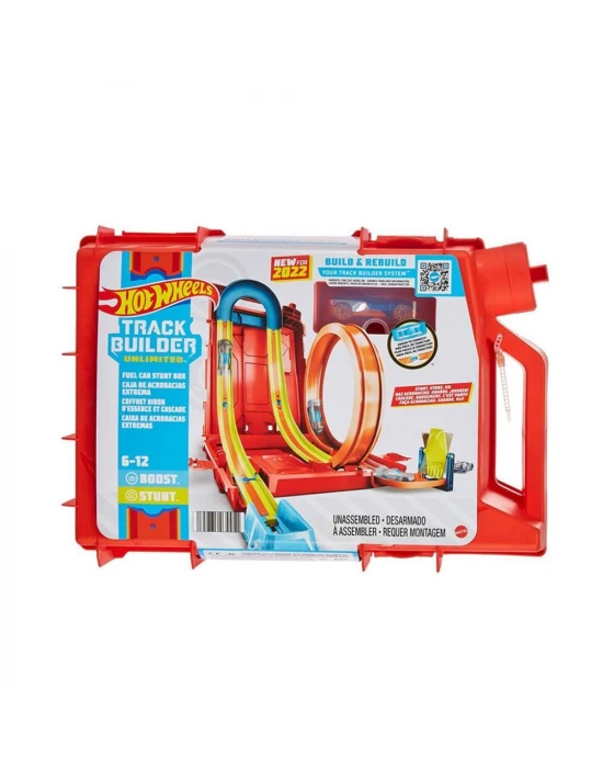 Hot Wheels Track Builder Benzin Bidonu Akrobasi Seti