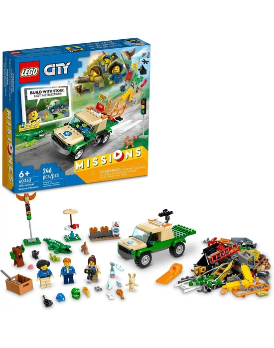 Lego City Vahşi Hayvan Kurtarma Görevleri 60353