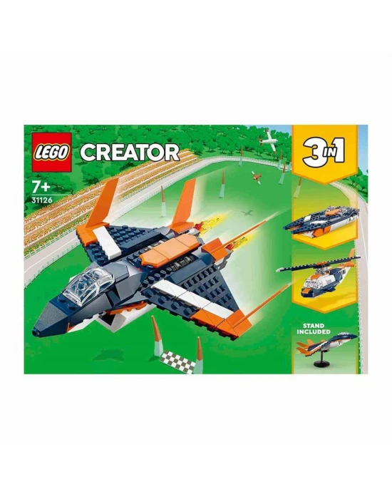 Lego Creator 3’ü 1 Arada Süpersonik Jet 31126