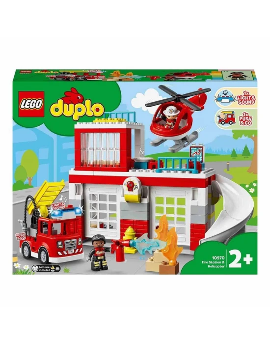 Lego Duplo İtfaiye Merkezi ve Helikopter 10970