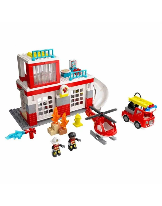Lego Duplo İtfaiye Merkezi ve Helikopter 10970