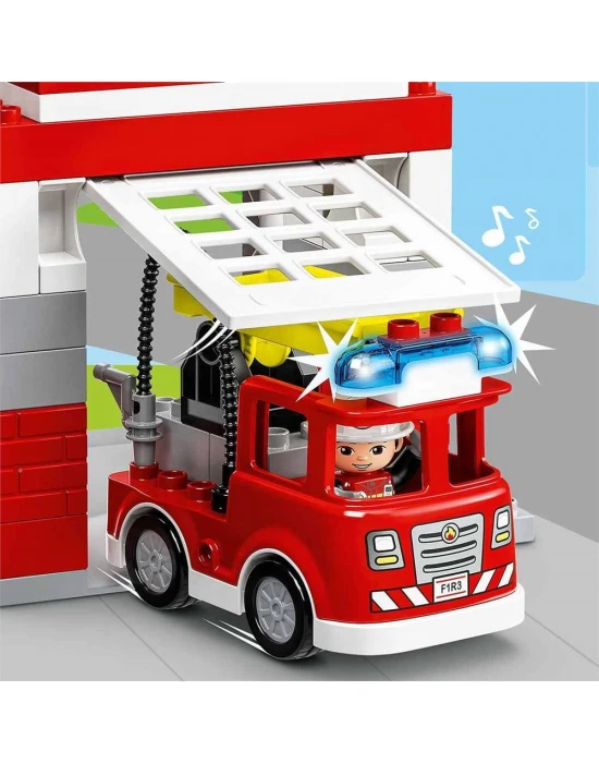 Lego Duplo İtfaiye Merkezi ve Helikopter 10970