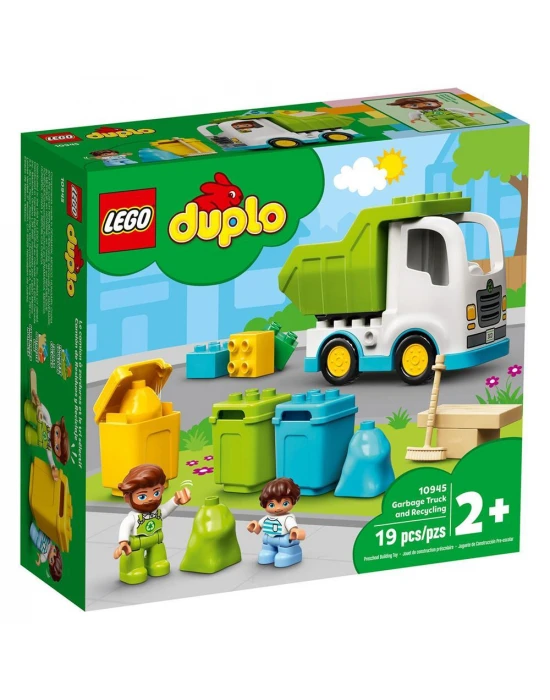 Lego Duplo Kasabası Çöp Kamyonu ve Geri Dönüşüm 10945