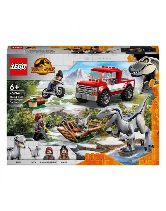Lego Jurassic World Blue ve Beta Velociraptor Yakalama 76946