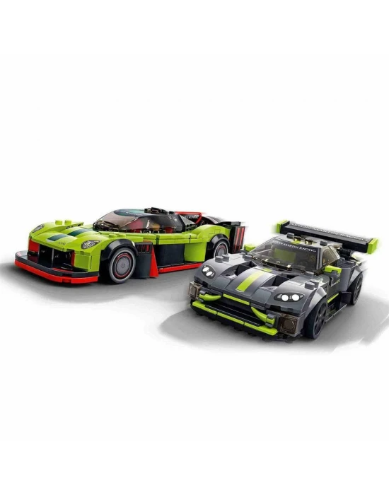 Lego Speed Champions Aston Martin Valkyrie AMR Pro ve Aston Marti