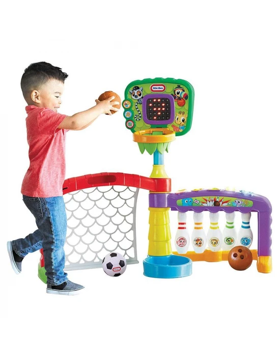 Little Tikes 3ü Bir Arada Spor Alanı