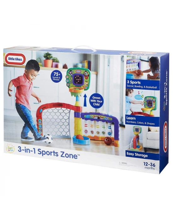 Little Tikes 3ü Bir Arada Spor Alanı