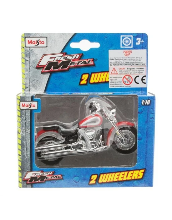 Maisto 1:18 Yamaha Road Star Model Motorsiklet