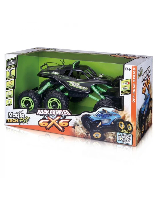 Maisto Rock Crawler 6x6 Uzaktan Kumandalı Siyah