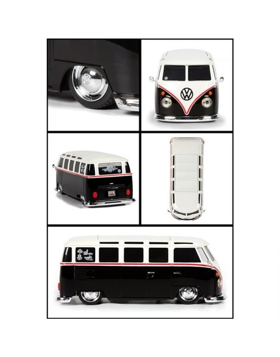 Maisto Tech Volkswagen Van Samba 1:24 Uzaktan Kumandalı Araba Siy