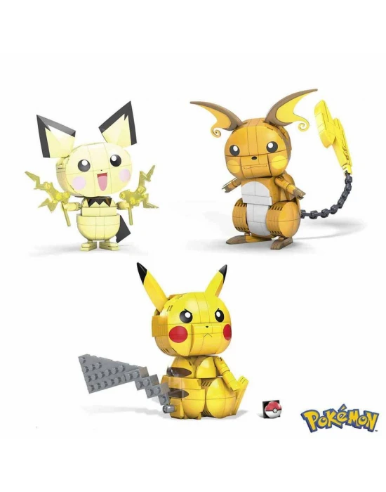 Mega Pokemon Pikachu Dönüşüm Üçlüsü