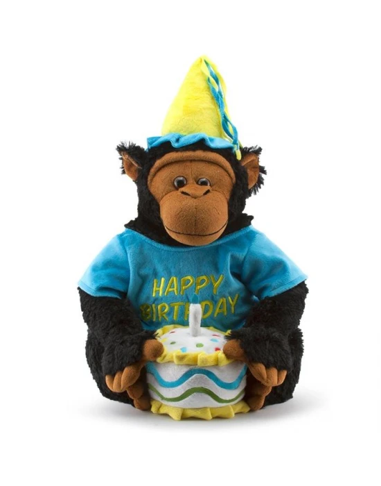 Neco Plush Oturan Pastalı Maymun 50 cm