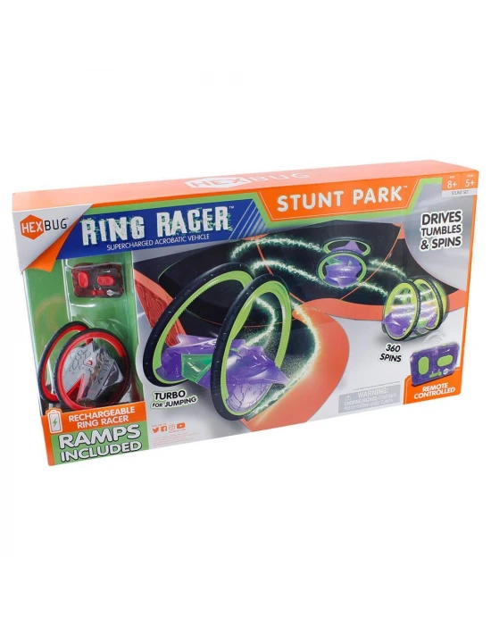 NECO TOYS Hexbug Ring Racer Uzaktan Kumandalı Rampa Seti - Kırmız