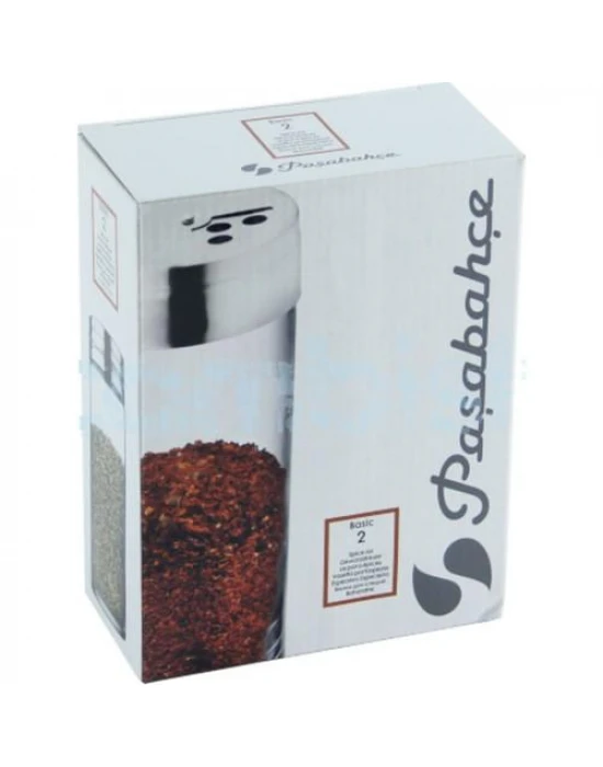 Paşabahçe 43890 Basic Metal Kap.tuzluk 2 Li