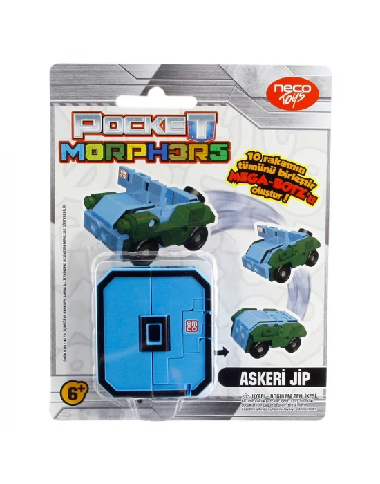 Pocket Morphers Dönüşebilen Numaralar Askeri Jip