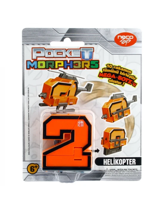 Pocket Morphers Dönüşebilen Numaralar Helikopter