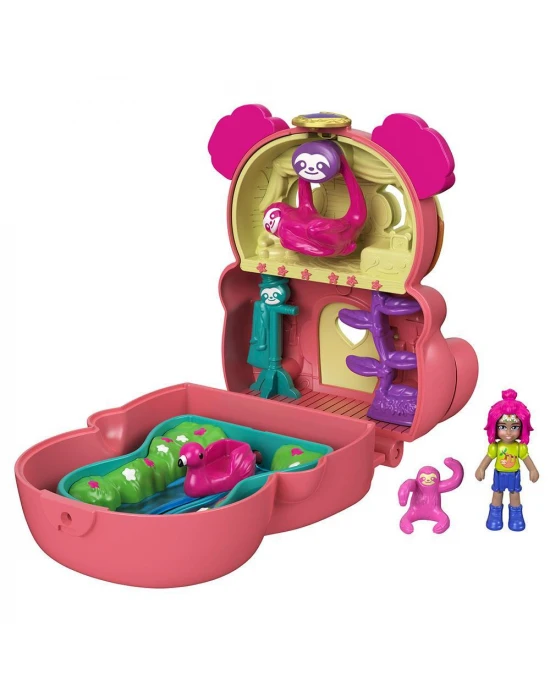 Polly Pocket Çift Taraflı Eğlence Micro Oyun Setleri - Tembel Hay