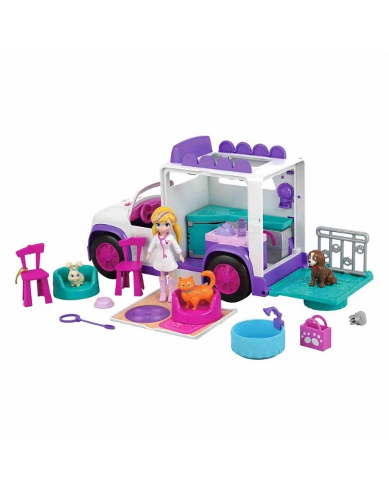 Polly Pocket Mobil Veteriner