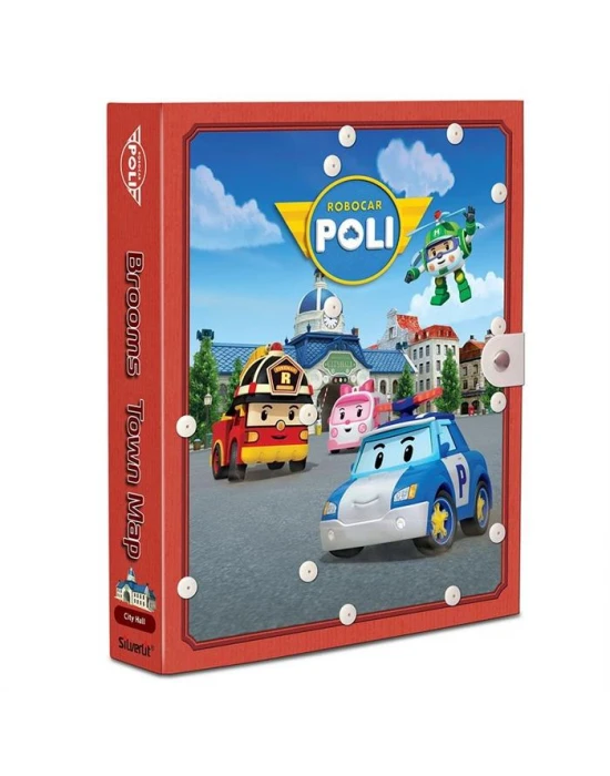 Robocar Poli Kitap Kasaba Belediye Binası Oyun Seti