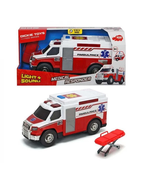Sesli ve Işıklı Ambulans 30 cm