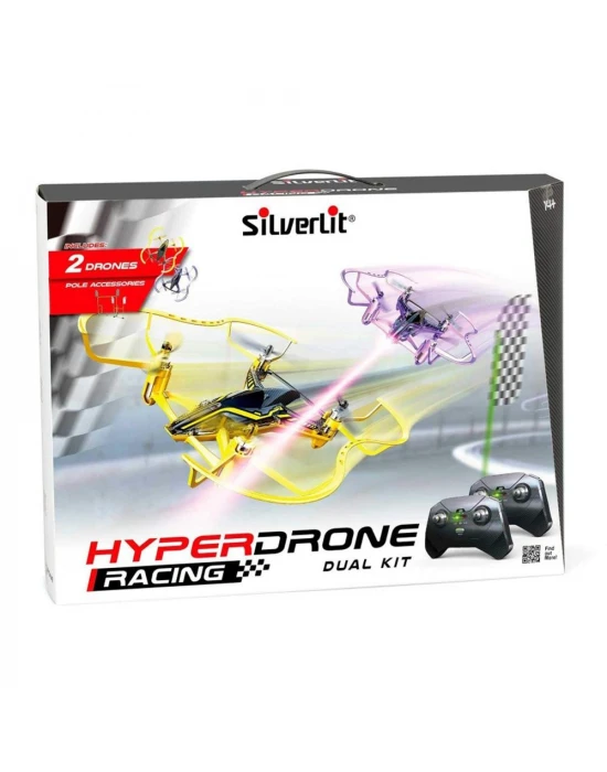 Silverlit HyperDrone Yarış Büyük Kit 2.4G - 4CH Gyro-Çift Drone