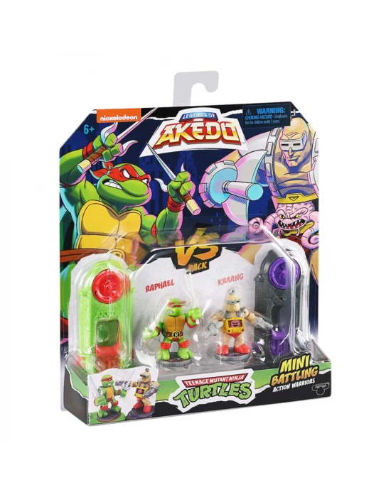 Akedo TMNT Raphael ve Kraang 2li Figür