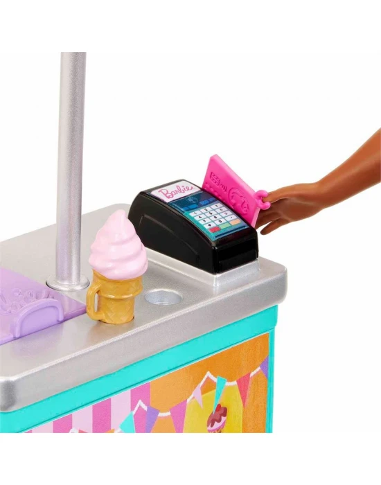 Barbie Brooklyn ve Malibunun Sahildeki Yiyecek Standı HNK99