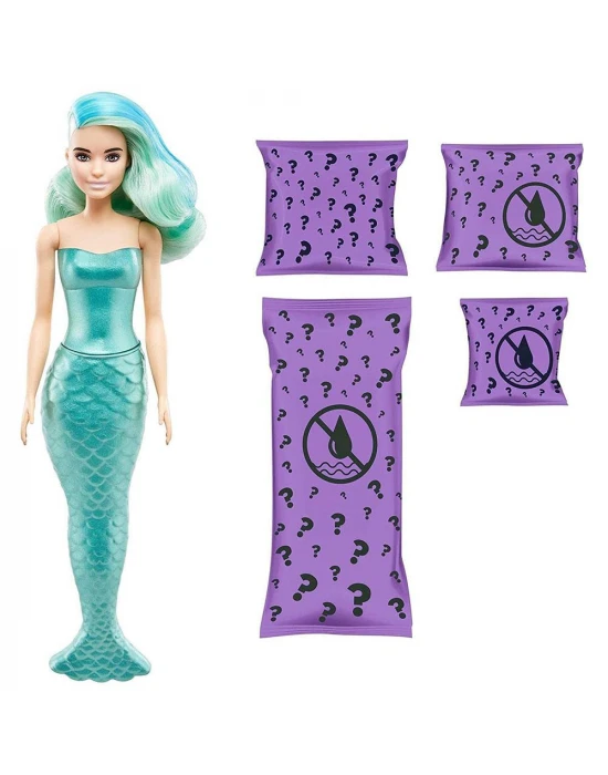Barbie Color Reveal Renk Değiştiren Sürpriz Bebekler Seri 4