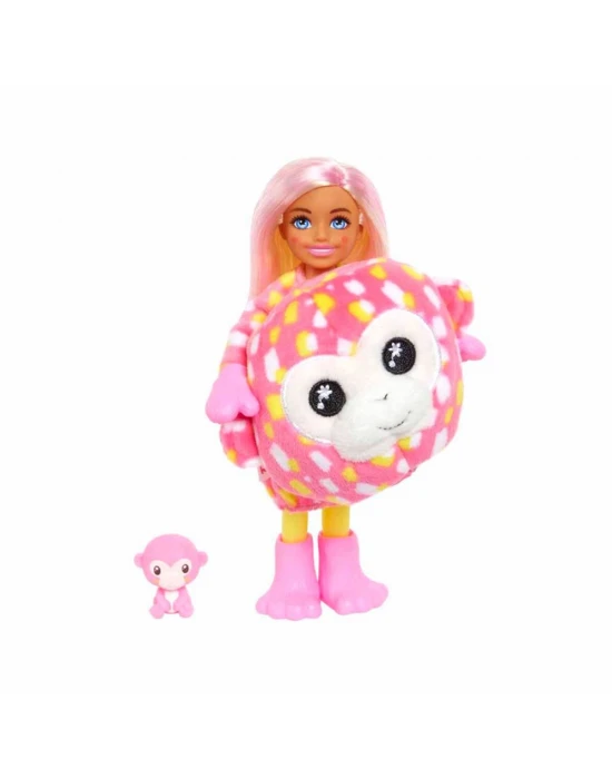 Barbie Cutie Reveal Bebekler Chelsea Tropikal Orman Serisi - Maym