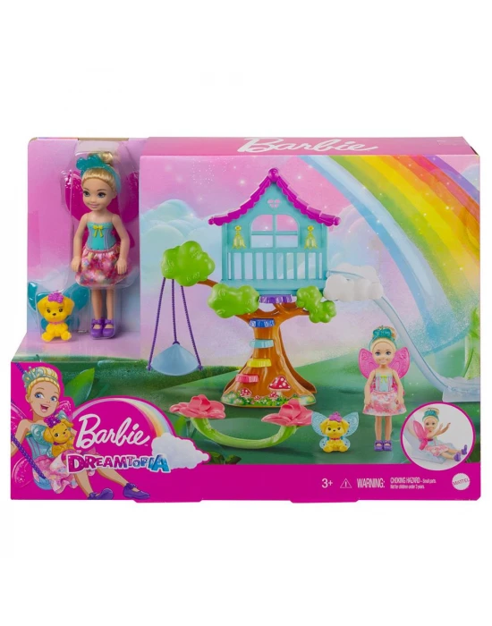 Barbie Dreamtopia Chelsea ve Eğlenceli Dünyası Oyun Seti GTF49