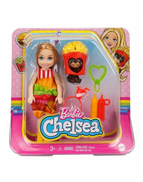 Barbie Kostümlü Chelsea ve Hayvacığı Oyun Setleri GRP69