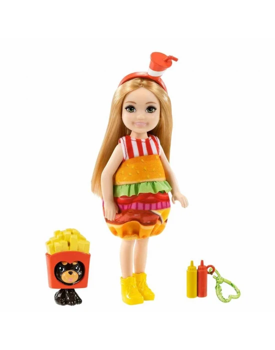 Barbie Kostümlü Chelsea ve Hayvacığı Oyun Setleri GRP69