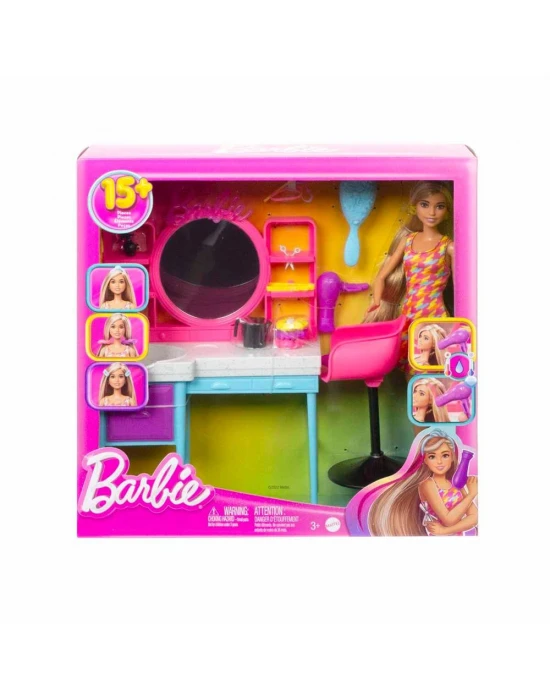 Barbie Muhteşem Kuaför Oyun Seti