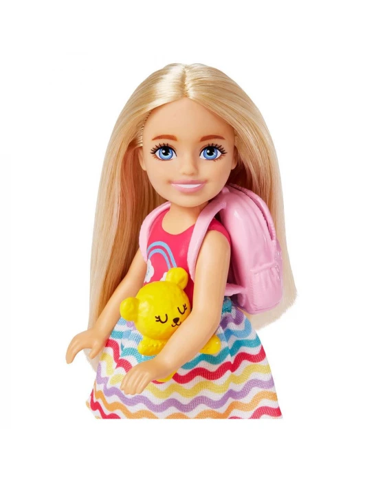 Barbie Seyahatte Chelsea Bebek ve Aksesuarları HJY17