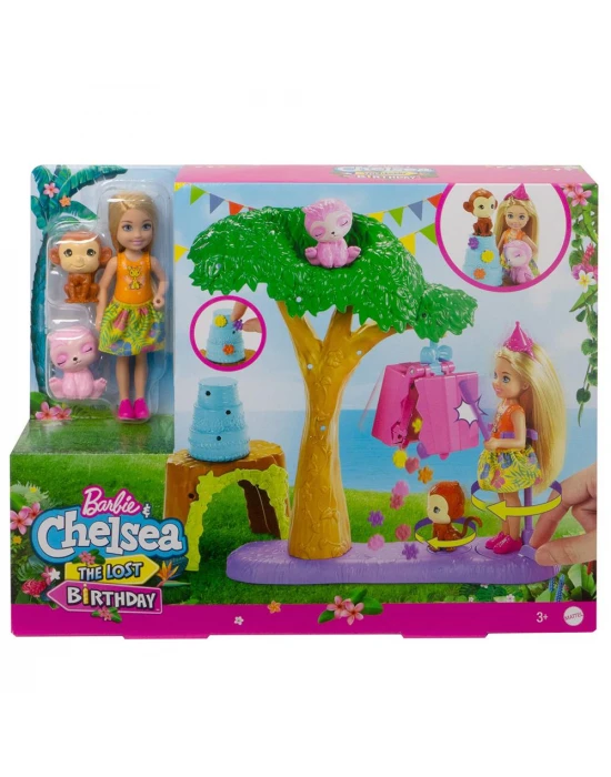 Barbie ve Chelsea Kayıp Doğum Günü Parti Eğlencesi Oyun Seti