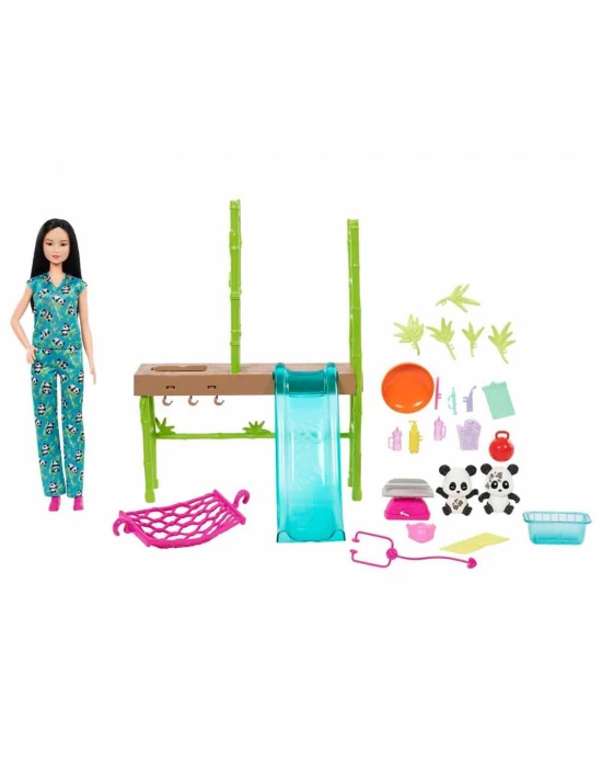 Barbie Yavru Panda Bakımı Oyun Seti HKT77