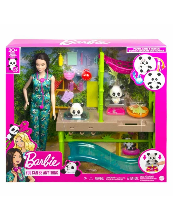 Barbie Yavru Panda Bakımı Oyun Seti HKT77